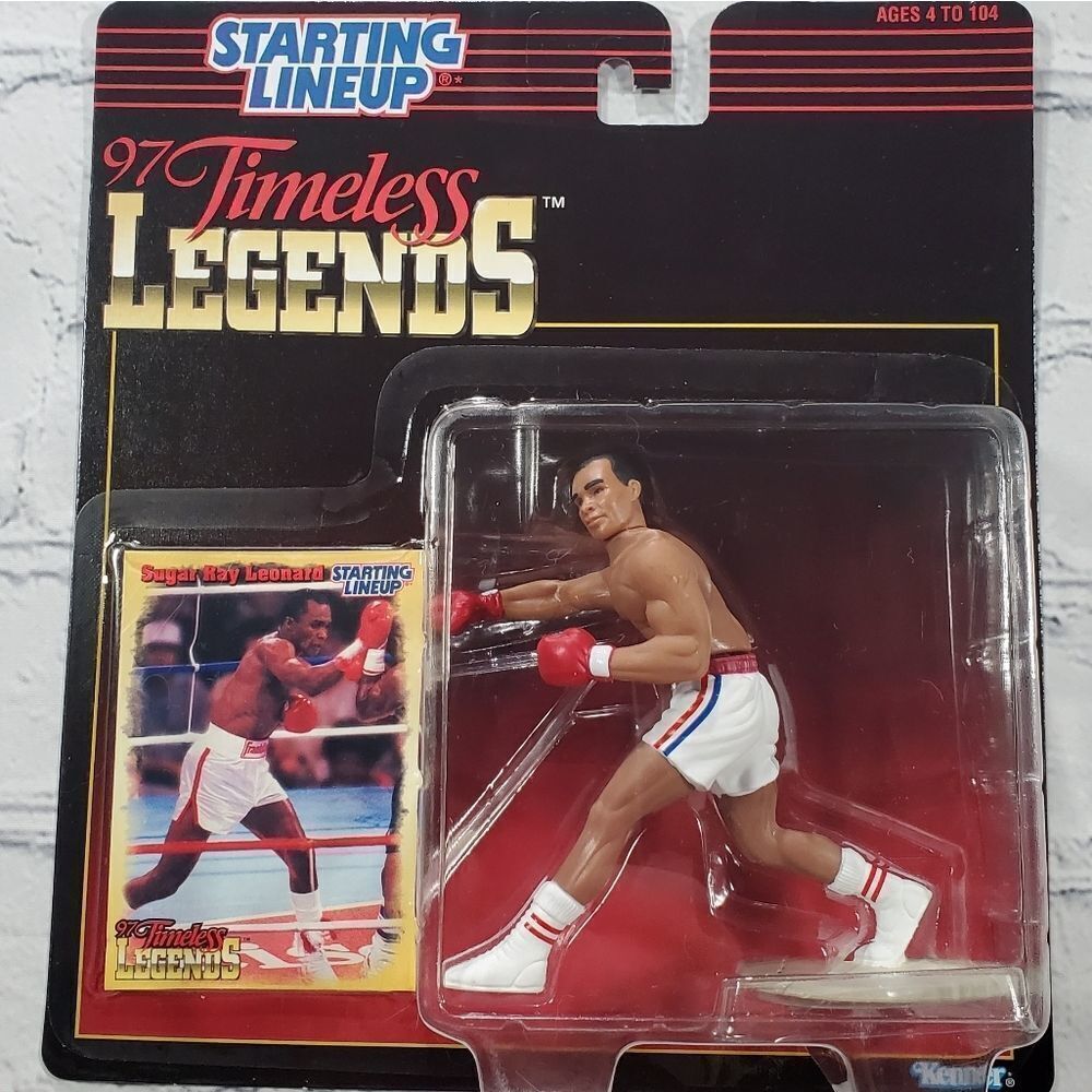 💙NIB Vintage 1997 Sugar Ray Leonard Timeless Legends
